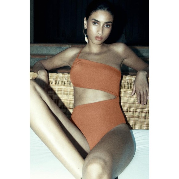 Zara Other - ZARA Asymmetric Swimsuit NWT